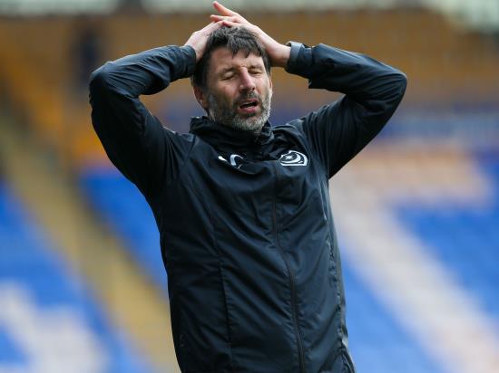 Burton hand Danny Cowley his first setback as Portsmouth boss
