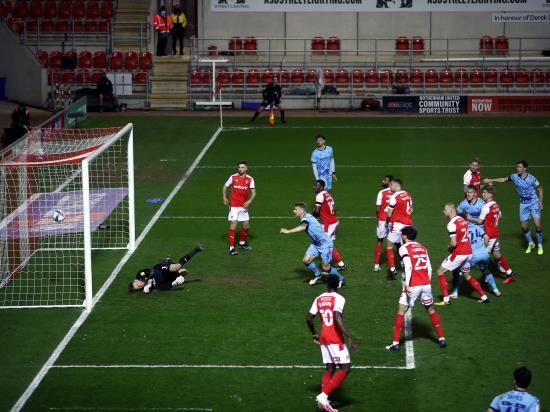 Coventry boost survival hopes with narrow win over relegation rivals Rotherham