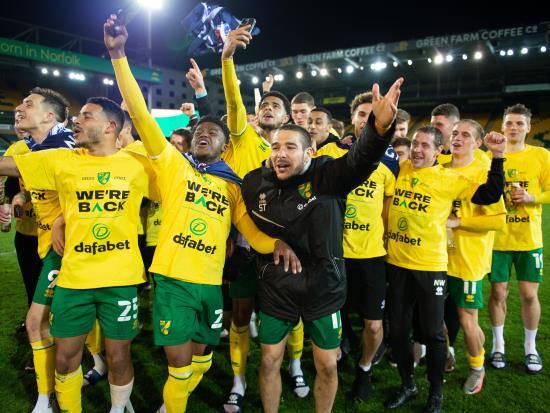 Daniel Farke dedicates Norwich’s return to Premier League to supporters