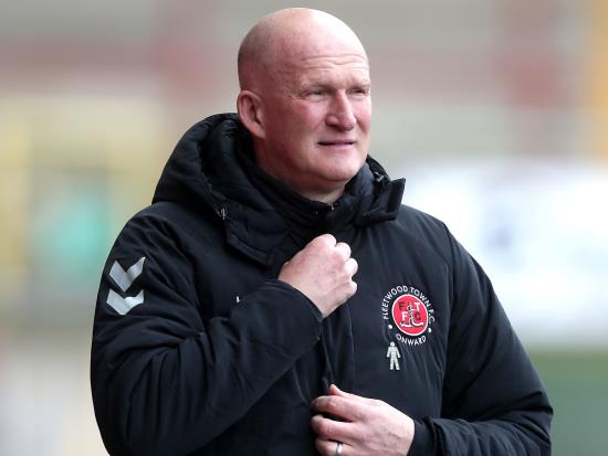 Fleetwood boss Simon Grayson to have unchanged squad for visit of Crewe