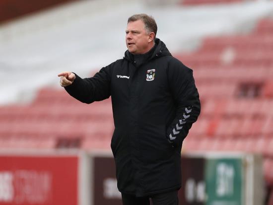 Mark Robins not taking anything for granted despite Coventry winning again