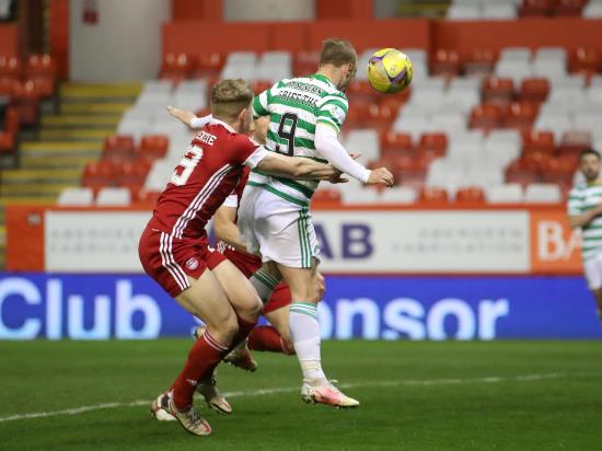 Leigh Griffiths leaves it late as Celtic snatch draw at Aberdeen