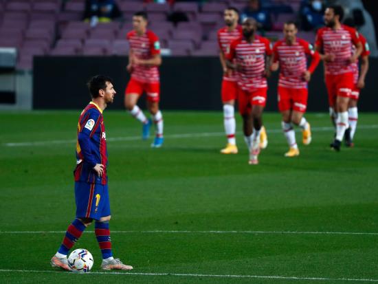 Barcelona miss out on top spot in LaLiga after shock defeat to Granada
