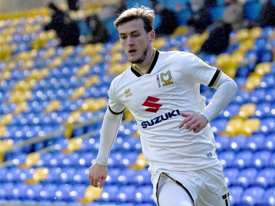 Charlie Brown snatches late point for MK Dons