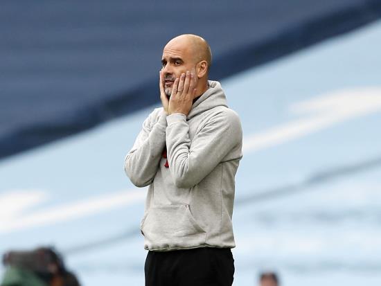 Pep Guardiola refuses to blame Sergio Aguero as Man City made to wait for title