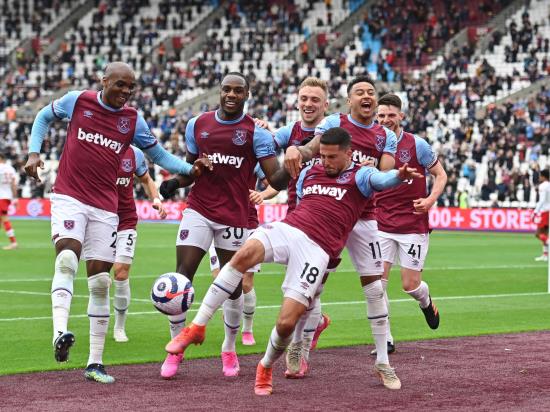 West Ham finish in style to make sure of Europa League action next season