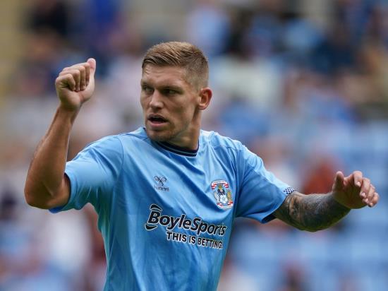 Coventry new boys in contention for debuts against Nottingham Forest
