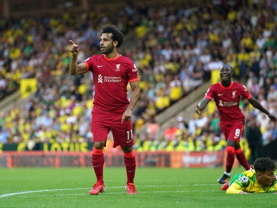 Mohamed Salah stars as Liverpool ease to victory at Norwich