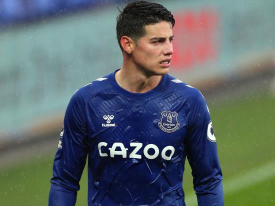 James Rodriguez among Everton players self-isolating for Premier League opener