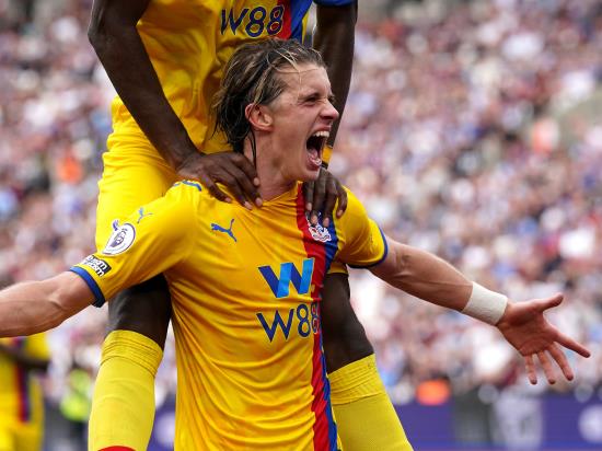 Conor Gallagher nets first Palace goals under Patrick Vieira in draw at West Ham