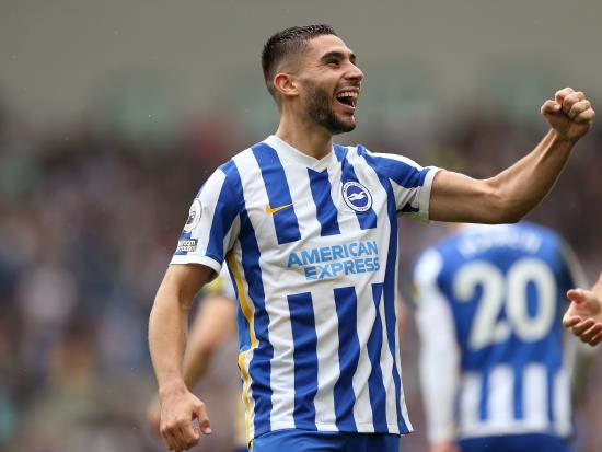 Brighton continue fine form with win over Leicester