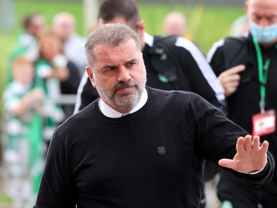 Ange Postecoglou must make do without eight players for Dundee United clash