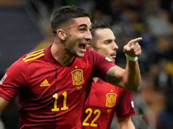 Spain’s Ferran Torres to play Nations League final despite injury against Italy