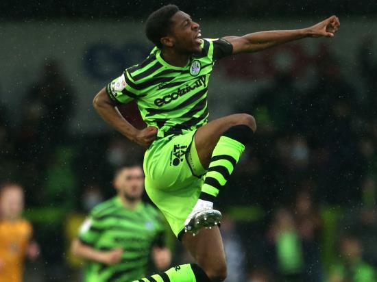 Ebou Adams misses out for Forest Green on international duty
