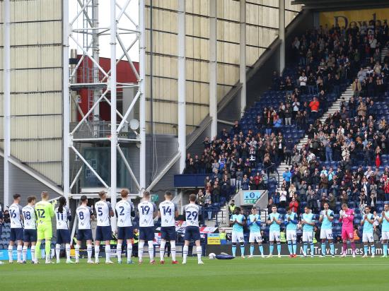 Preston and Derby draw a blank as Trevor Hemmings is remembered