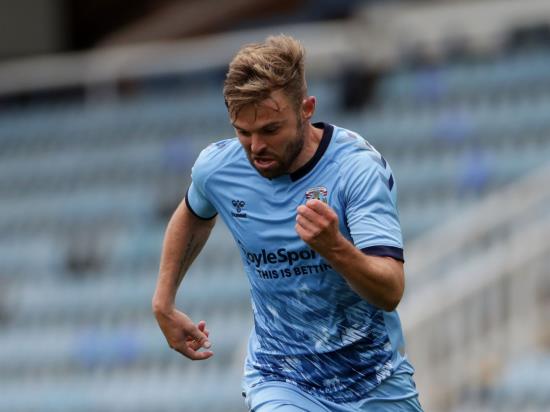Matty Godden at the double as 10-man Coventry hit back to stun Bristol City