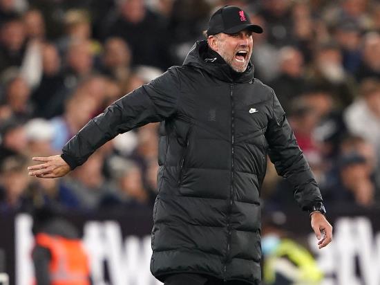 Jurgen Klopp: Two key decisions went against Liverpool in West Ham defeat