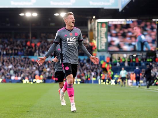 Harvey Barnes hits back for Leicester as they take a point at Leeds