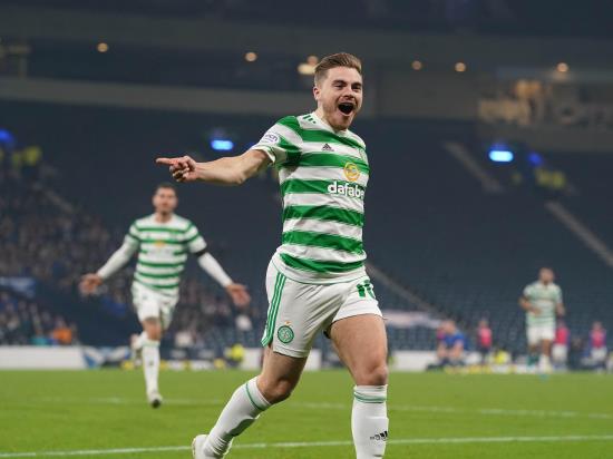James Forrest’s strike sends Celtic into Premier Sports Cup final