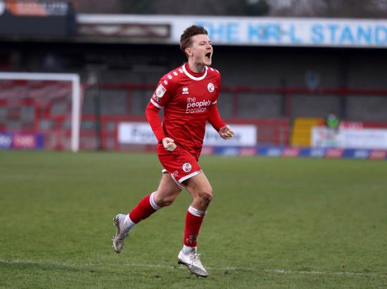 James Tilley fires Crawley to long overdue victory at Barrow