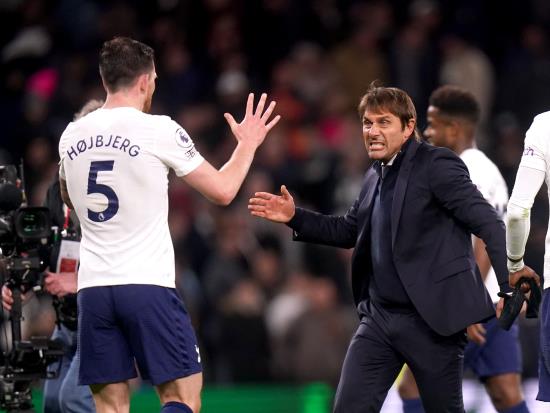 Tottenham boss Antonio Conte ‘not scared’ of fighting for top-four spot