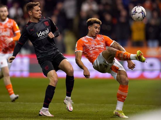 West Brom fail to make pressure count as Blackpool claim point