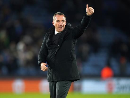 Brendan Rodgers calls on Leicester to finish job of Europa League qualification