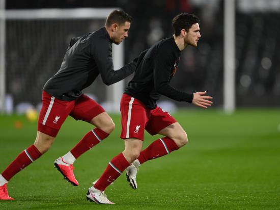 Andy Robertson and Jordan Henderson pushing for Liverpool starts