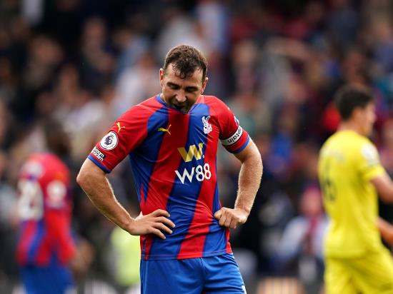 Crystal Palace without James McArthur for Aston Villa clash