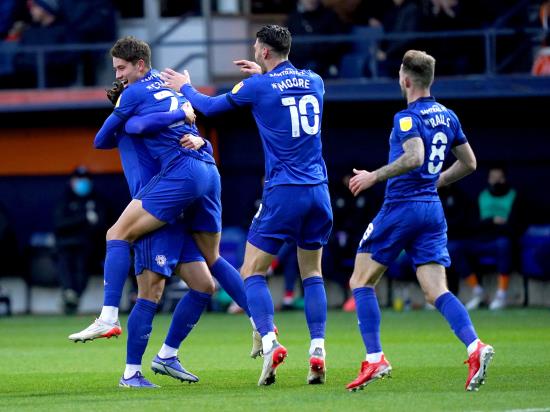 Cardiff make it three wins from four under Steve Morison with Luton victory
