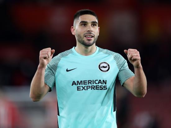 Neal Maupay leaves it late as Brighton rescue point at Southampton