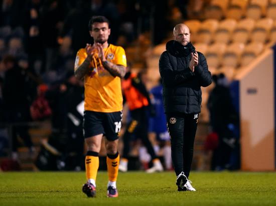In-form Dom Telford ruled out for Newport after testing positive for coronavirus