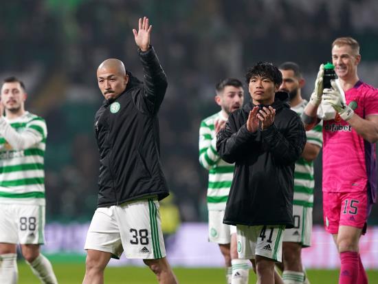 Ange Postecoglou pleased with Japanese newcomers’ Celtic debuts in win over Hibs