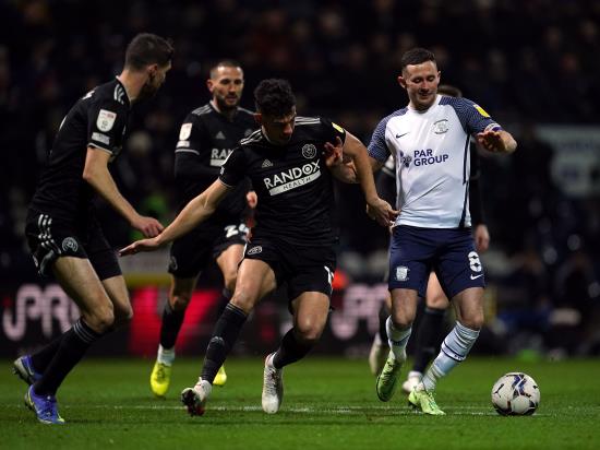 Ten-man Preston battle back to share the points with Sheffield United