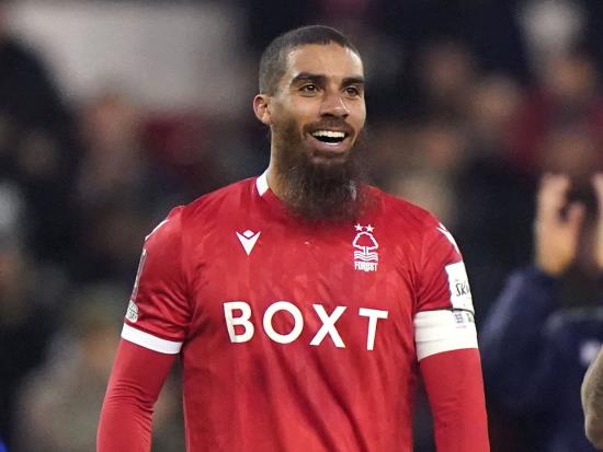 Nottingham Forest edge fiercely-contested East Midlands clash with 10-man Derby