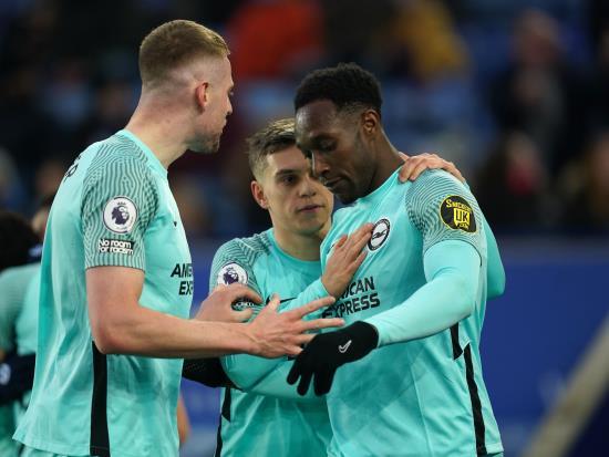 Danny Welbeck earns deserved point for Brighton with late leveller at Leicester