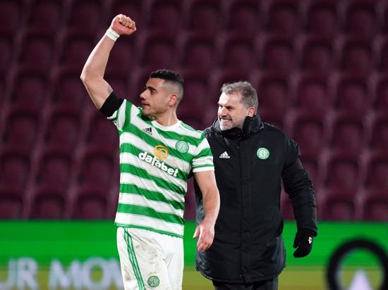 Ange Postecoglou proud of how Celtic handled Hearts fightback at Tynecastle