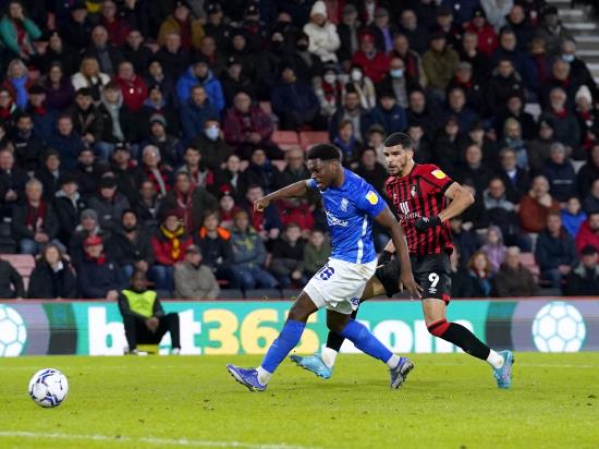 Bournemouth return to automatic promotion spots after win over Birmingham