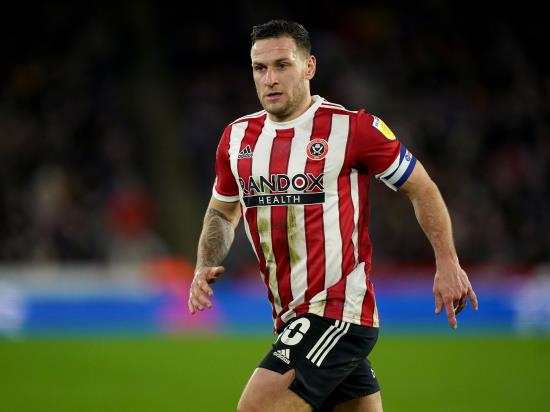 Sheffield United skipper Billy Sharp sidelined for Championship clash with QPR