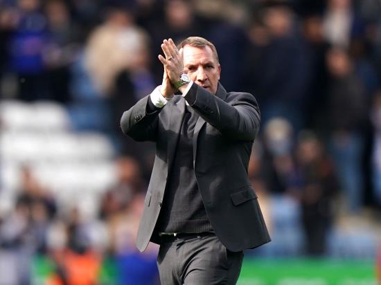 Brendan Rodgers insists Leicester will not give up in battle for top six