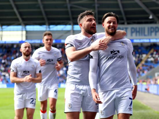 Harry Cornick helps promotion-chasing Luton to vital victory at Cardiff