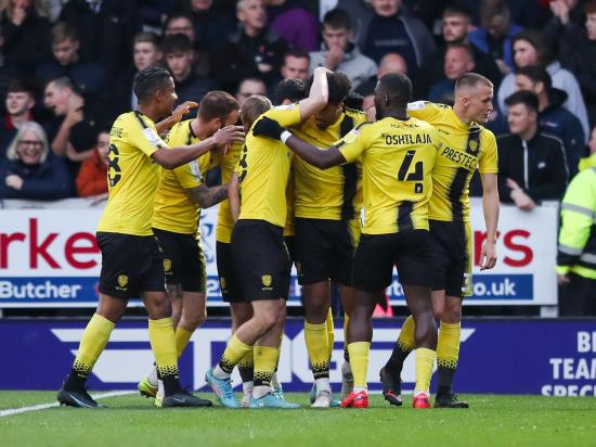 Rotherham’s automatic promotion hopes take a blow as they are beaten by Burton