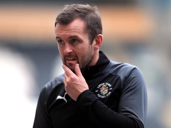 Nathan Jones feels Luton ‘very hard done by’ after late goal is chalked off