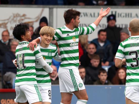 Kyogo Furuhashi nets opener as Celtic edge towards title with win at Ross County