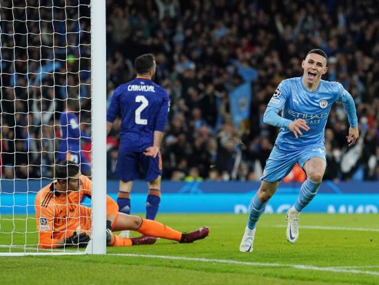 Manchester City 4 - 3 Real Madrid: Manchester City claim slender advantage in seven-goal thriller with Real Madrid