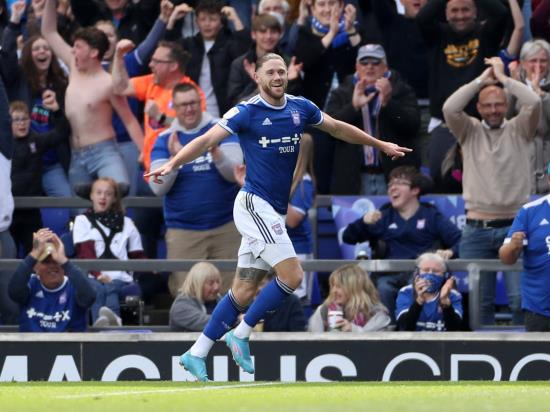Wes Burns bags brace as four-goal Ipswich end season with Charlton victory