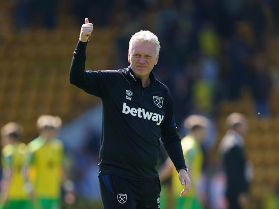 Hopefully we can be back in Europe – David Moyes has high hopes for West Ham