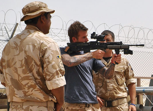 David Beckham in Afghanistan