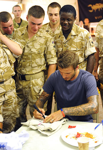 David Beckham in Afghanistan