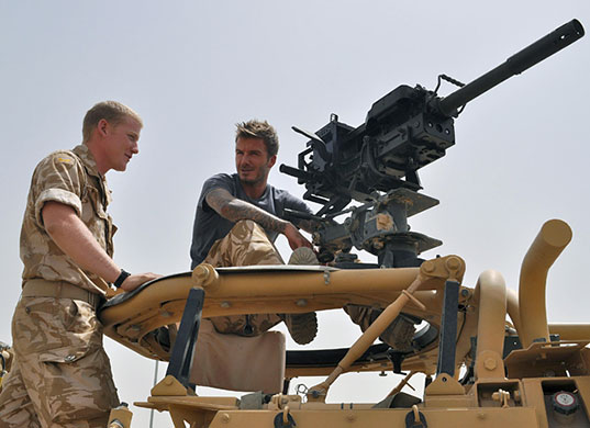 David Beckham in Afghanistan